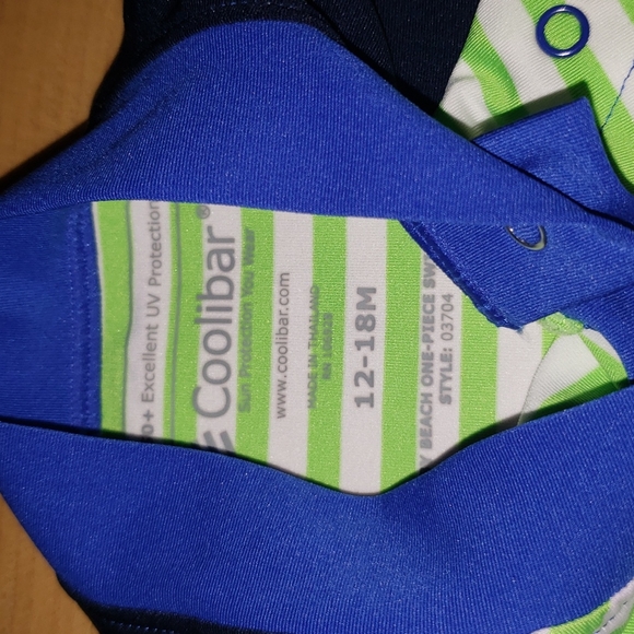 Coolibar Toddler Boys Swim Surf Suit 12-18M UV Protection - Picture 2 of 3